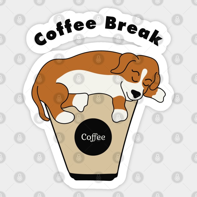 Coffee Break Sticker by EpicMums